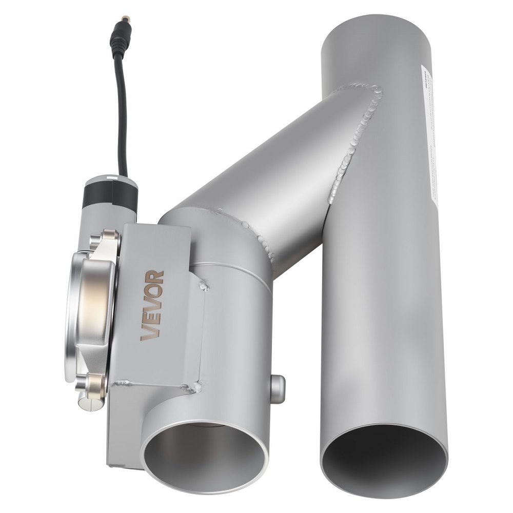 VEVOR Tubo Scarico per Auto Universale, Set di Valvole di Scarico Universali in Acciaio Inossidabile da 6,35 mm, 2 Pezzi, con Telecomando, Adatte per Camion, Berline e Auto Sportive, Peso di 4,1 kg