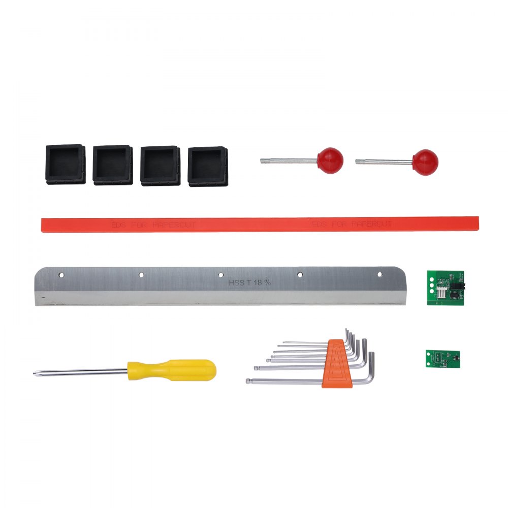 VEVOR Macchina Taglierina Elettrica per Cartone, Taglierina per Carta Commerciale Spessore di Taglio 40 mm, Macchina per Tagliare Carta da Ufficio Lama di Taglio tra 50 a 450 mm