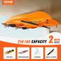 VEVOR Rastrelliera portaoggetti da soffitto per kayak, Rastrelliera portaoggetti da soffitto, Gancio porta kayak sospeso in altezza regolabile con bracci imbottiti, carico massimo 250 libbre