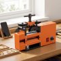 VEVOR Rolling Mill 3-in-1 Flat Square Round Electric Roller Mill Machine, Jewelry DIY Tool, 0.03-7 mm Adjustable Thickness, Stable & Even Rolling, for Pressing Ductile Metals, Gold, Silver, Copper