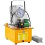VEVOR Pompa Idraulica Elettrica 220v, 1400 giri / min, Serbatoio della Pompa Idraulica Elettrica 750W,  Pompa Idraulica ad Aria con Manometro Preciso, per Incarichi come Sollevamento, Pressatura