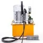 VEVOR Pompa Idraulica Elettrica 220v, 1400 giri / min, Serbatoio della Pompa Idraulica Elettrica 750W,  Pompa Idraulica ad Aria con Manometro Preciso, per Incarichi come Sollevamento, Pressatura