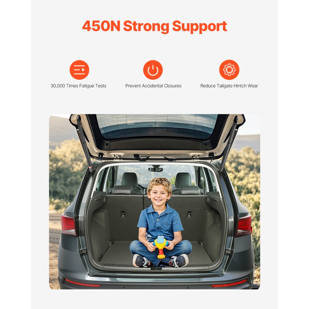 VEVOR Supporto di Sollevamento Elettrico per Portellone Posteriore Sinistro e Destro, Compatibile con Seat Ateca KH7, KHP 2016-2023, Portellone Posteriore Elettrico, Ammortizzatore, Montante 2 pezzi