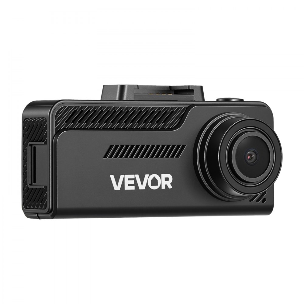 VEVOR Dash Cam per Auto Anteriore Posteriore, Mini Telecamera per Auto 4K+1080P, Dash Cam per Veicoli Doppio Canale Risoluzione Schermo 960 x 376 px, Scheda da 32 GB, GPS Integrato, 90 x 38 x 48 mm