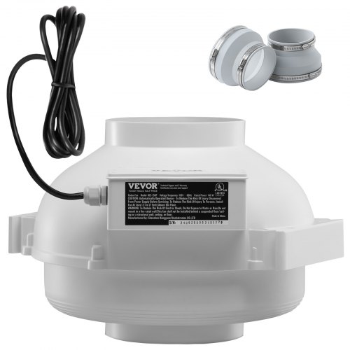 VEVOR Kit Sistema di Ventilazione per Mitigazione da 98 a 114 mm 380 CFM