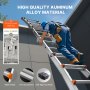 VEVOR Scala Telescopica con Telaio ad A, Scala Estensibile Compatta in Alluminio, 4.670 mm, Scala per Camper Pieghevole Portatile Multifunzione per Compiti, Tetto per Interni ed Esterni, 149,7kg