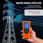 VEVOR Misuratore EMF 5 Hz-3,5 GHz, rilevatore di radiazioni campo elettromagnetico ricaricabile portatile, tester EMF LCD per ispezioni domestiche EF MF RF, attrezzatura paranormale