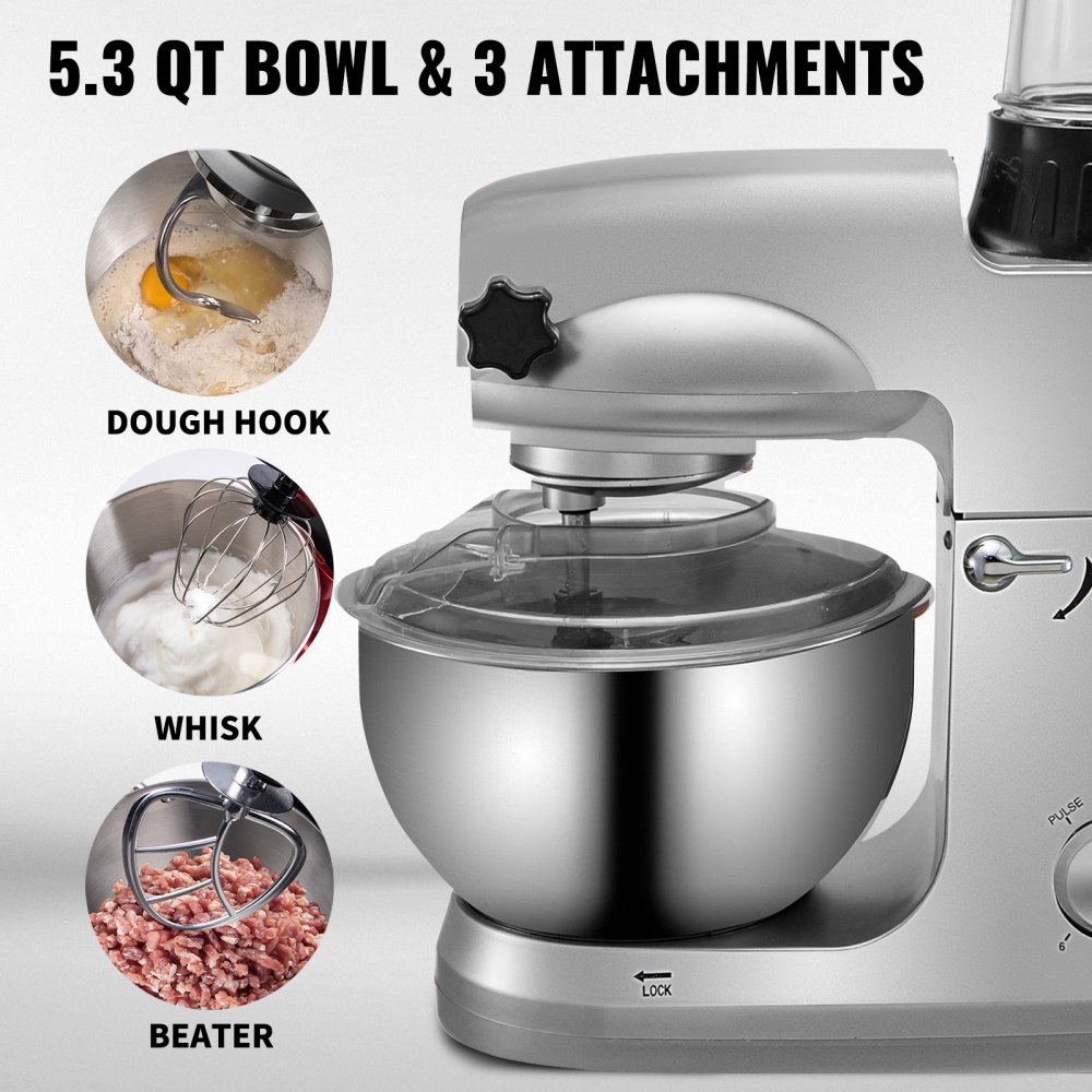 Vevor 110 V Impastatrice Planetaria Sbattitore Elettrico Alimento Della Cucina