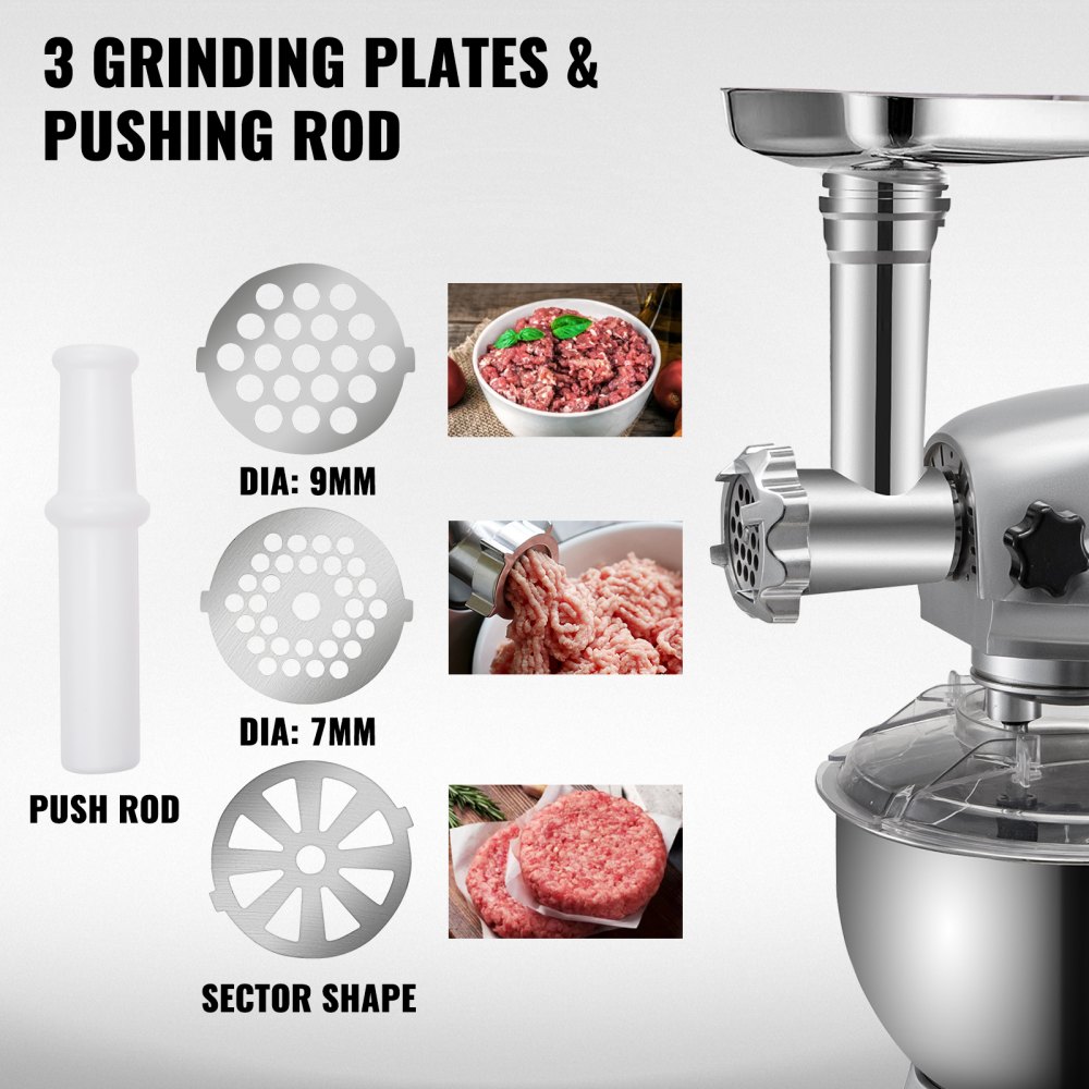 Vevor 110 V Impastatrice Planetaria Sbattitore Elettrico Alimento Della Cucina