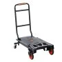 VEVOR 2-in-1 Folding Hand Truck, 136kg Load Capacity, Aluminum Alloy & Carbon Steel Platform Trolley for Indoor & Outdoor Loading & Transport Tasks