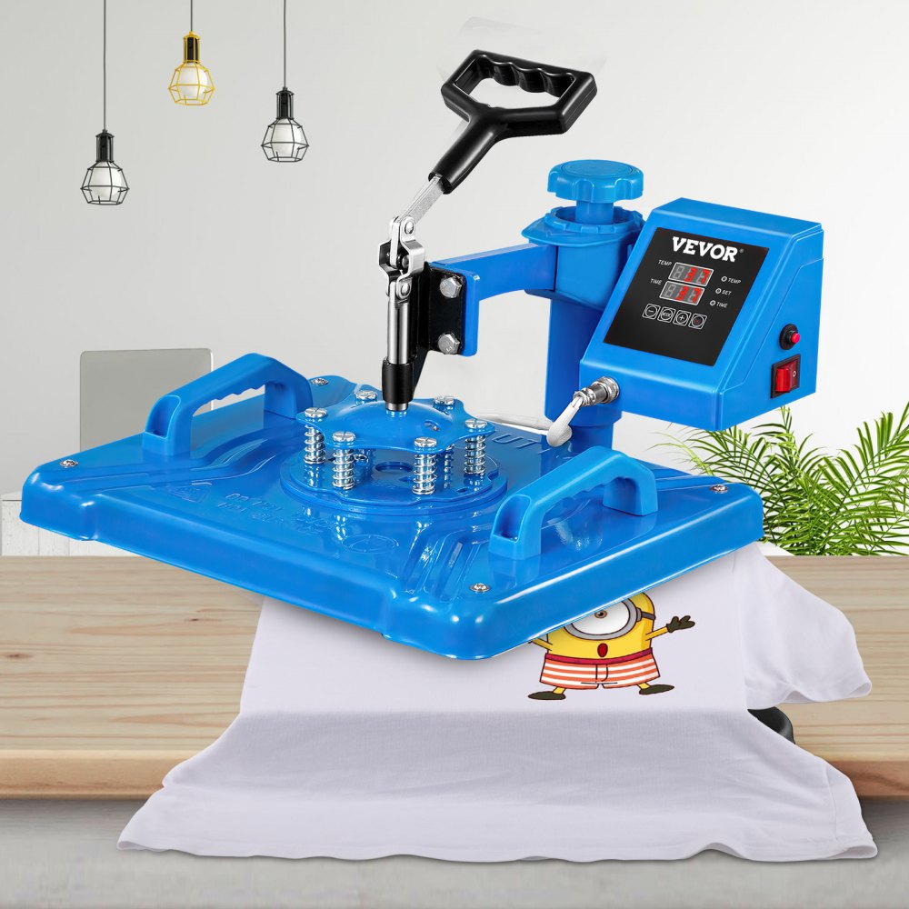 VEVOR Pressa a Caldo 5 in 1 Pressa a Caldo 12 X 15 Pollici per Scarpe Maglietta