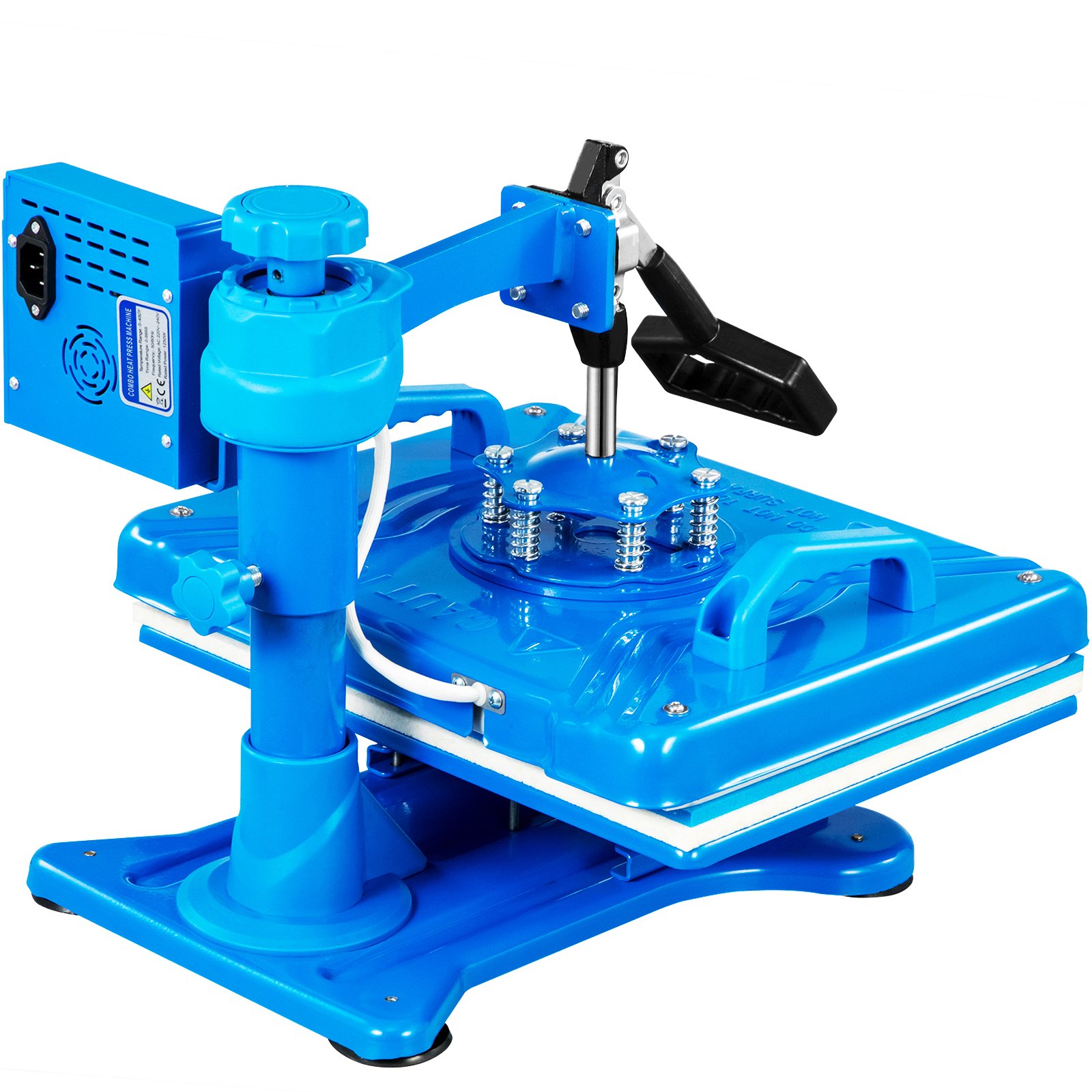 VEVOR Pressa a Caldo 5 in 1 Pressa a Caldo 12 X 15 Pollici per Scarpe Maglietta