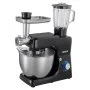 VEVOR Impastatrice Mescolatore per Cucina da 1500 W con Ciotola in Acciaio Inox 7,8 L e Ciotola per Mescolare 1,5 L, Impastatrice con 6 Velocità e Gancio per Impastare, Frusta e Sbattitore
