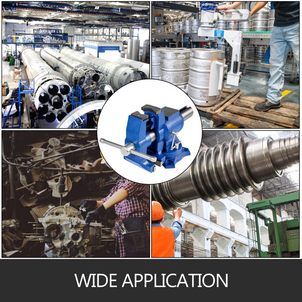 Morsa Da Banco Multiuso 5 Pollici Morsa Multiuso Con Base Girevole360 Gradi