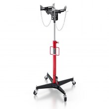 VEVOR Cric Idraulico, Capacità di Sollevamento 500 kg, Cric Telescopico con Pedale, Ruota Girevole, Altezza di Sollevamento Elevata 1270 a 2020 mm, Sollevatore Idraulico per Motore per Garage