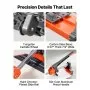 VEVOR Tagliapiastrelle Manuale 600mm per Ceramica, Utensile da Taglio con Base a Molla e Guida Angolare Regolabile, con Guida Allineamento di Precisione, per Taglio di Piastrelle Mattonelle A Mano