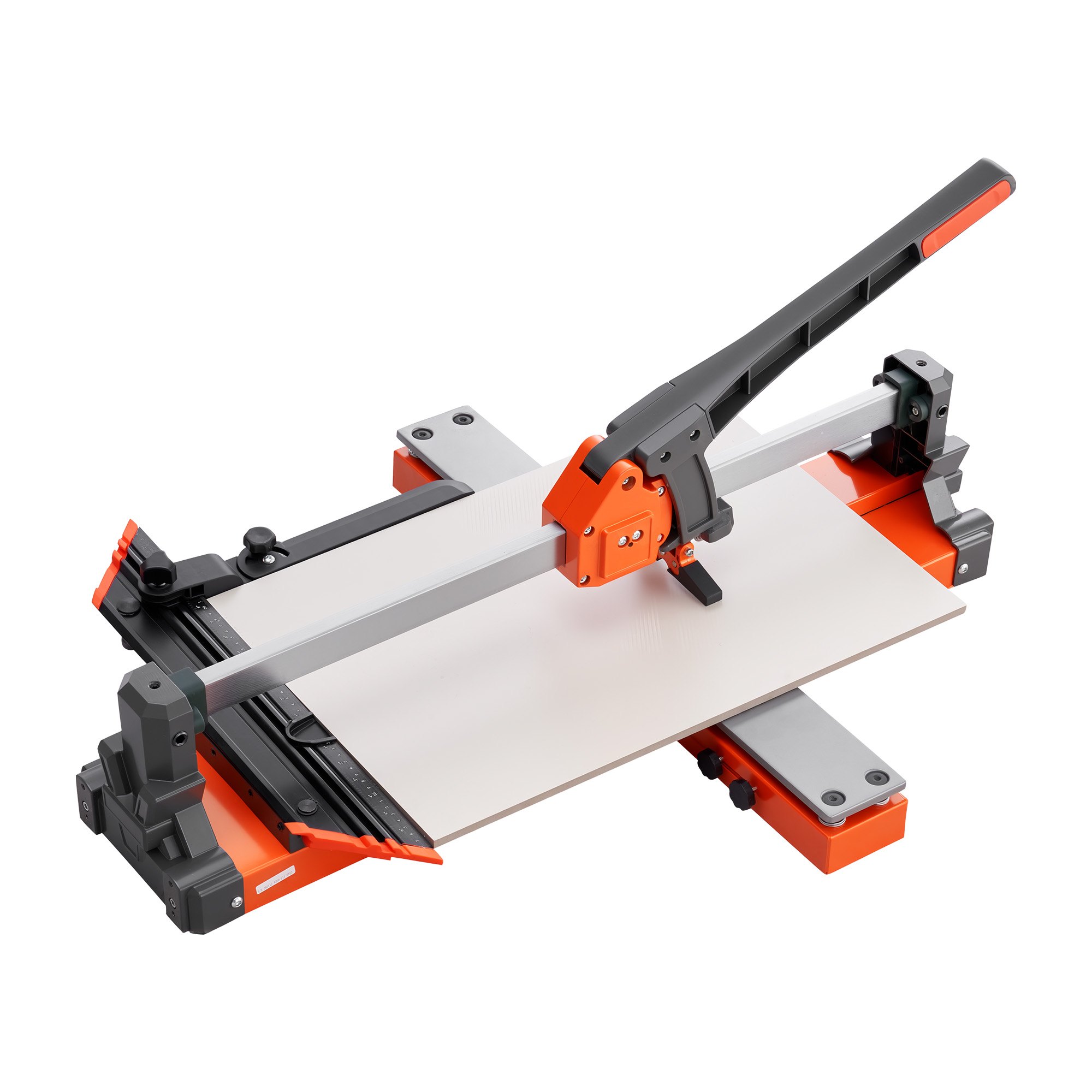 VEVOR Tagliapiastrelle Manuale 600mm per Ceramica, Utensile da Taglio con Base a Molla e Guida Angolare Regolabile, con Guida Allineamento di Precisione, per Taglio di Piastrelle Mattonelle A Mano