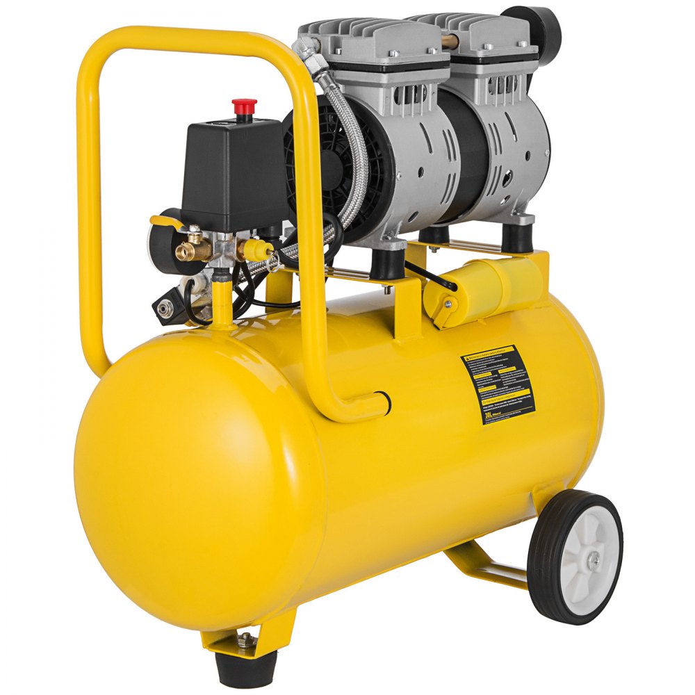 Compressore Aria Compressa Silenziato 24 Litri Oil-67db 8bar 600w 230v