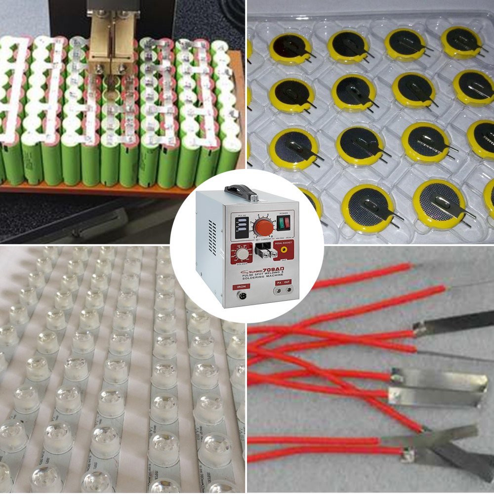 709ad Spot Welder 3-in-1 Saldatore Ad Impulso Combinato Per Batterie 2.2kw