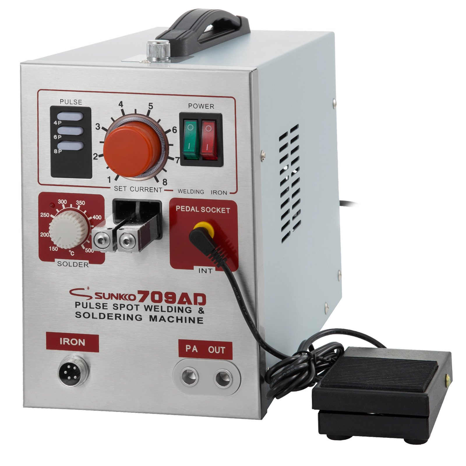 709ad Spot Welder 3-in-1 Saldatore Ad Impulso Combinato Per Batterie 2.2kw