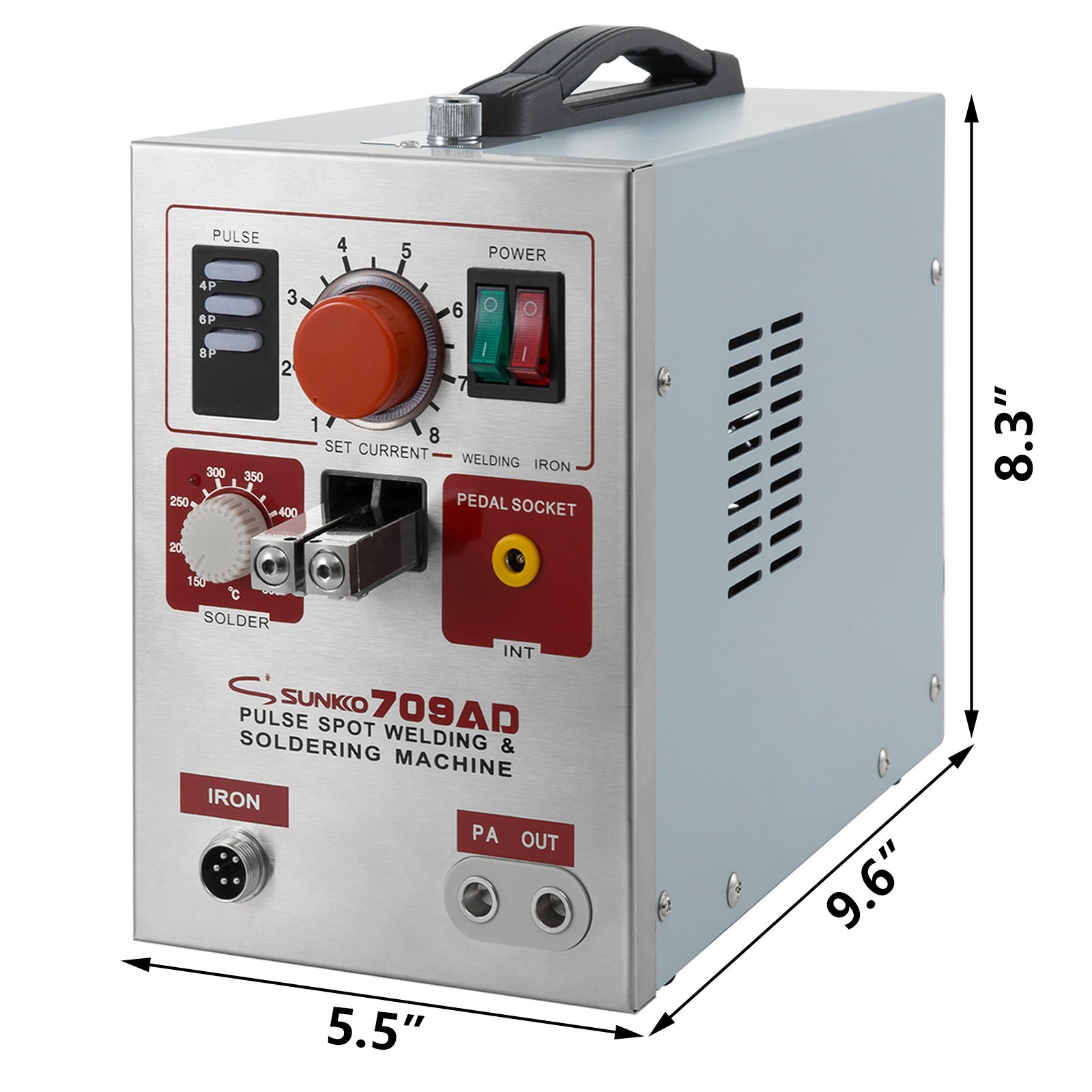 709ad Spot Welder 3-in-1 Saldatore Ad Impulso Combinato Per Batterie 2.2kw