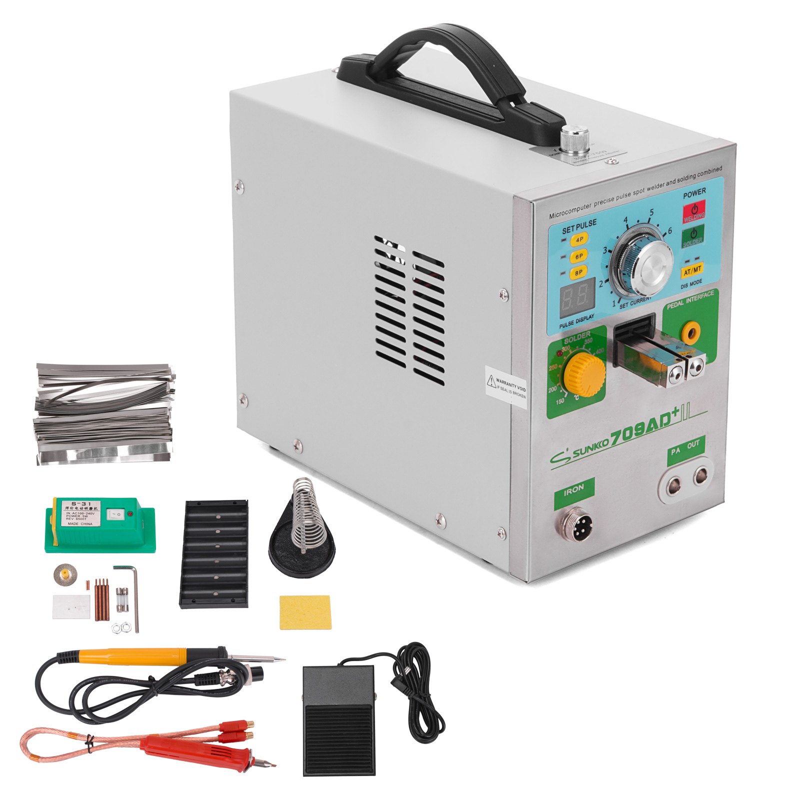 709ad+ Saldatore A Penna Puntatrice Ad Impulso Per Batterie Spot Welder 3.2kw