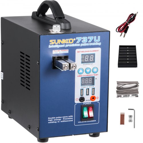 Puntatrice Saldatrice A Punti Batterie 2.8kw 800a Dual Impulso Spot Welder