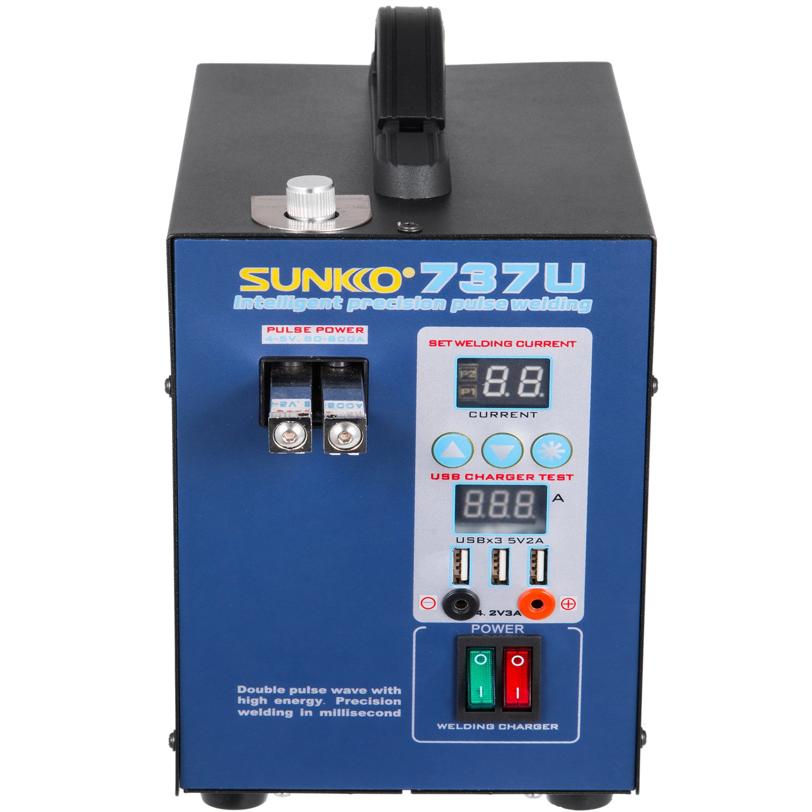 Puntatrice Saldatrice A Punti Batterie 2.8kw 800a Dual Impulso Spot Welder