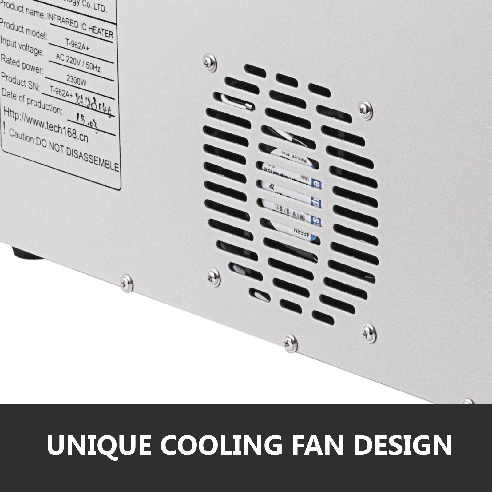 T962a+ Forno Rifusione Infrarosso Da 2300w 370x450mm Smd Bga Con Lcd Display