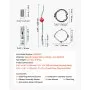 VEVOR Kit di Riparazione Candelette 8V, Kit di Manutenzione per Riscaldatore di Parcheggio Diesel da Auto, 4 Guarnizioni, Compatibile con Riscaldatore d'Aria Diesel da 5 kW, 8 kW