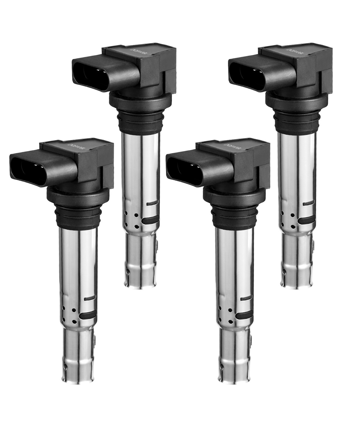 VEVOR Set da 4 La Bobina di Accensione, per Veicolo Fornisce Energia Sufficiente per Accendere Aria e Carburante, Garantendo un Funzionamento Regolare del Motore Compatibile con Audi A1, A3