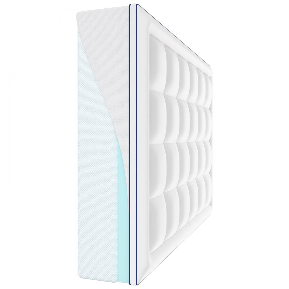 VEVOR Coprimaterasso Misura Queen Imbottitura in Fibra Memory Foam 1524x2032x76,2 mm