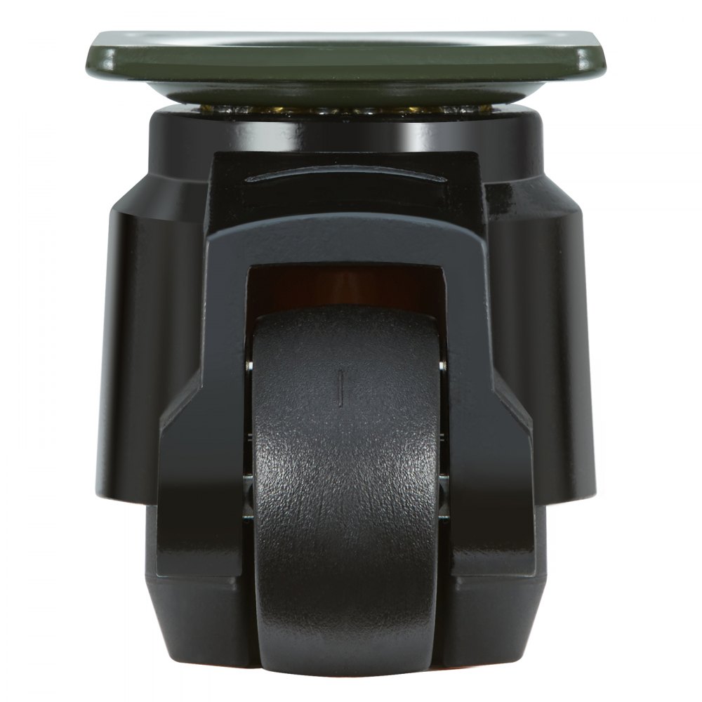 VEVOR 4-piece set of swivel casters, φ50.8mm, height-adjustable furniture casters, transport casters, 0.5 ton load capacity, heavy-duty nylon casters, leveling casters, load casters, guide casters for wooden shelves, furniture, and workbenches
