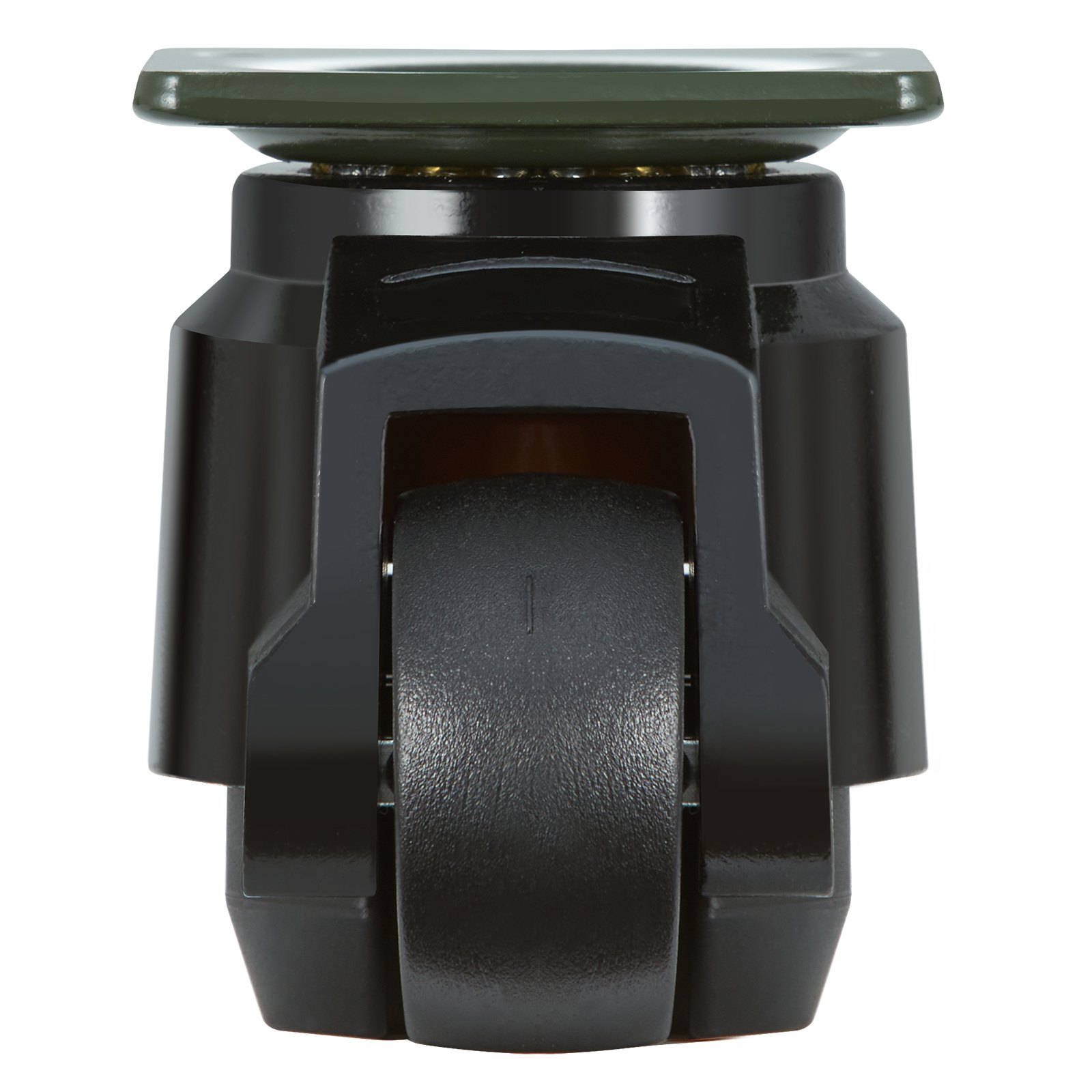 VEVOR 4-piece set of swivel casters, φ50.8mm, height-adjustable furniture casters, transport casters, 0.5 ton load capacity, heavy-duty nylon casters, leveling casters, load casters, guide casters for wooden shelves, furniture, and workbenches