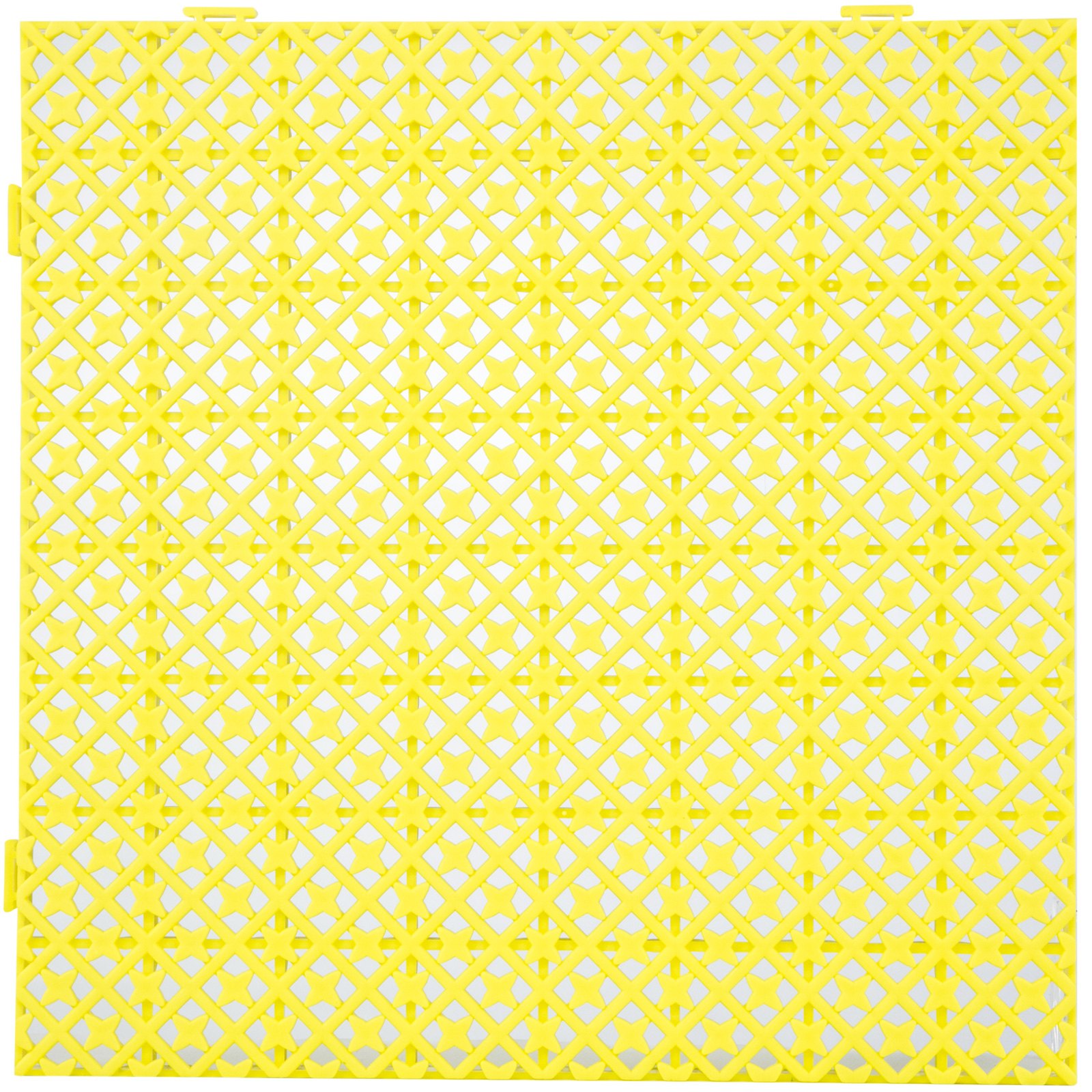 VEVOR Set di Piastrelle a Incasso per Pavimento 30x30 cm da Esterno in Polipropilene 25 Pezzi Totale, Colore Giallo Adatto per Piscina Giardino, Piastrelle per Superfici Scivolose in Cemento o Legno