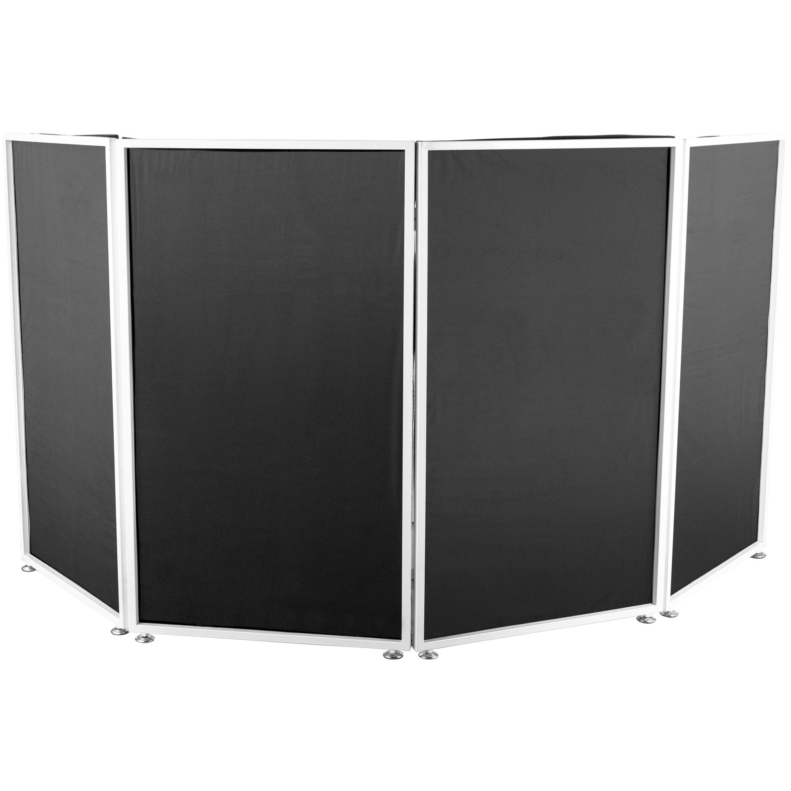 Divisorio Separè Paravento 4 Pannelli Separe Paravento Divisorio 2.8m In Nero