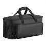 VEVOR Rolling DJ Cable Bag, 1680D, Padded File Gig Bag with Wheels, 6 Detachable Divider, Travel Storage Music Gear Case, for Professional DJ Gear, Musical Instrument and Accessories, Sound Equipment