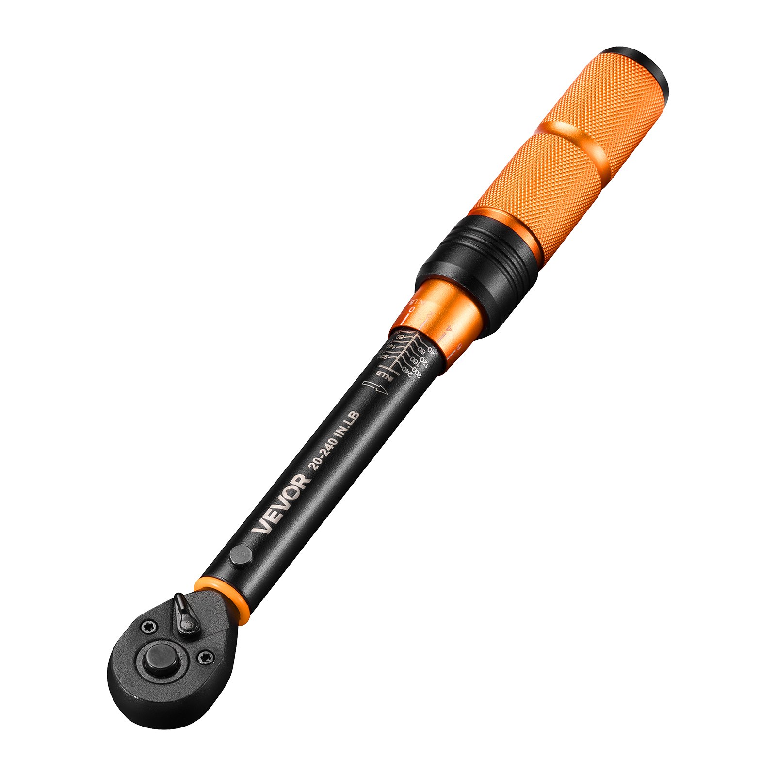 VEVOR Set Chiavi Dinamometriche da 1/4" 3/8" e 1/2" con Meccanismo a Scatto, Cacciaviti Dinamometriche 47 Pezzi, Doppia Scala di Lettura, con Bussole Inserti Prolunghe Custodia, per Riparazioni Auto