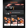 VEVOR Chiave Dinamometrica con Attacco da 1/2 Pollice, Cacciavite Meccanismo a Scatto, 29,4-294,1 lbf-ft ​​/ 40-400 Nm, Lettura Doppia Scala, con Prolunga Adattatore e Custodia, per Riparazioni Auto