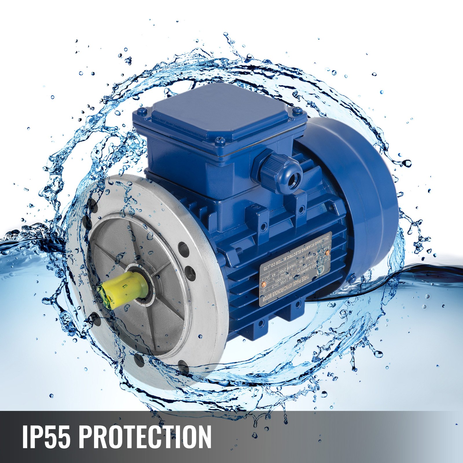 Three Phase Electric Motor 0.18 Kw 3000 Rpm Standard Motor B5 Flange Mounted