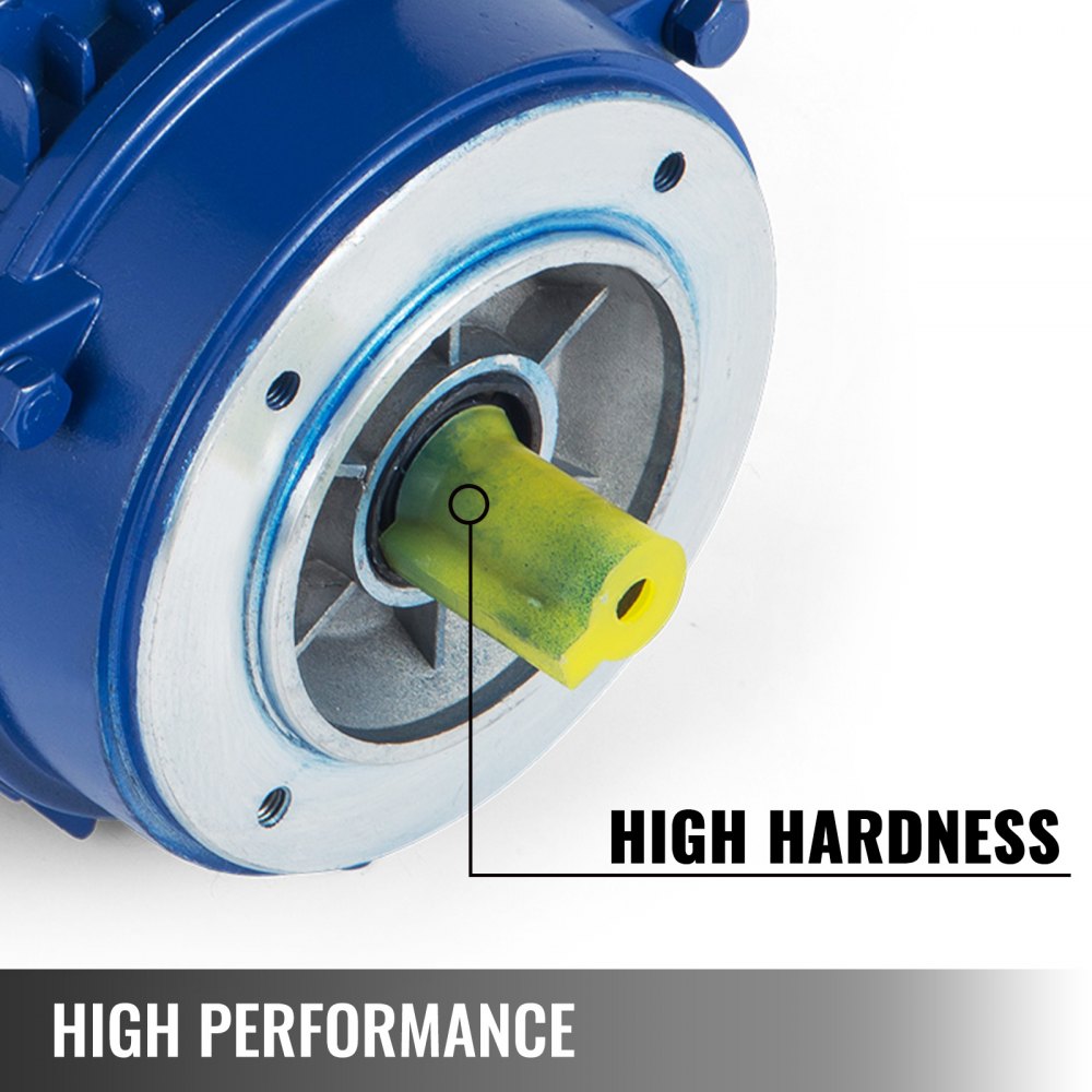 Motore Elettrico Trifase 0.25 Kw 1/3 Hp 3000 Rpm B3 Blue B14 Mount Fans Great