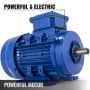 Three Phase Electric Motor 0.37 Kw 3000 Rpm Standard Motor B3 Foot Mounted