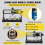 VEVOR Incisore Laser Cnc 3018 Pro Incisore Laser cnc 3018 2500mw Macchina per Incisione Laser Macchina per Incisione Laser per Legno Pelle Plastica