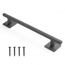 VEVOR Maniglia per Porta da Fienile, Maniglia per Cancello di Recinzione Rustica da 320 mm, Rivestimento Antiruggine, per Cancelli Esterni in Acciaio al Carbonio, per Porte Scorrevoli in Metallo