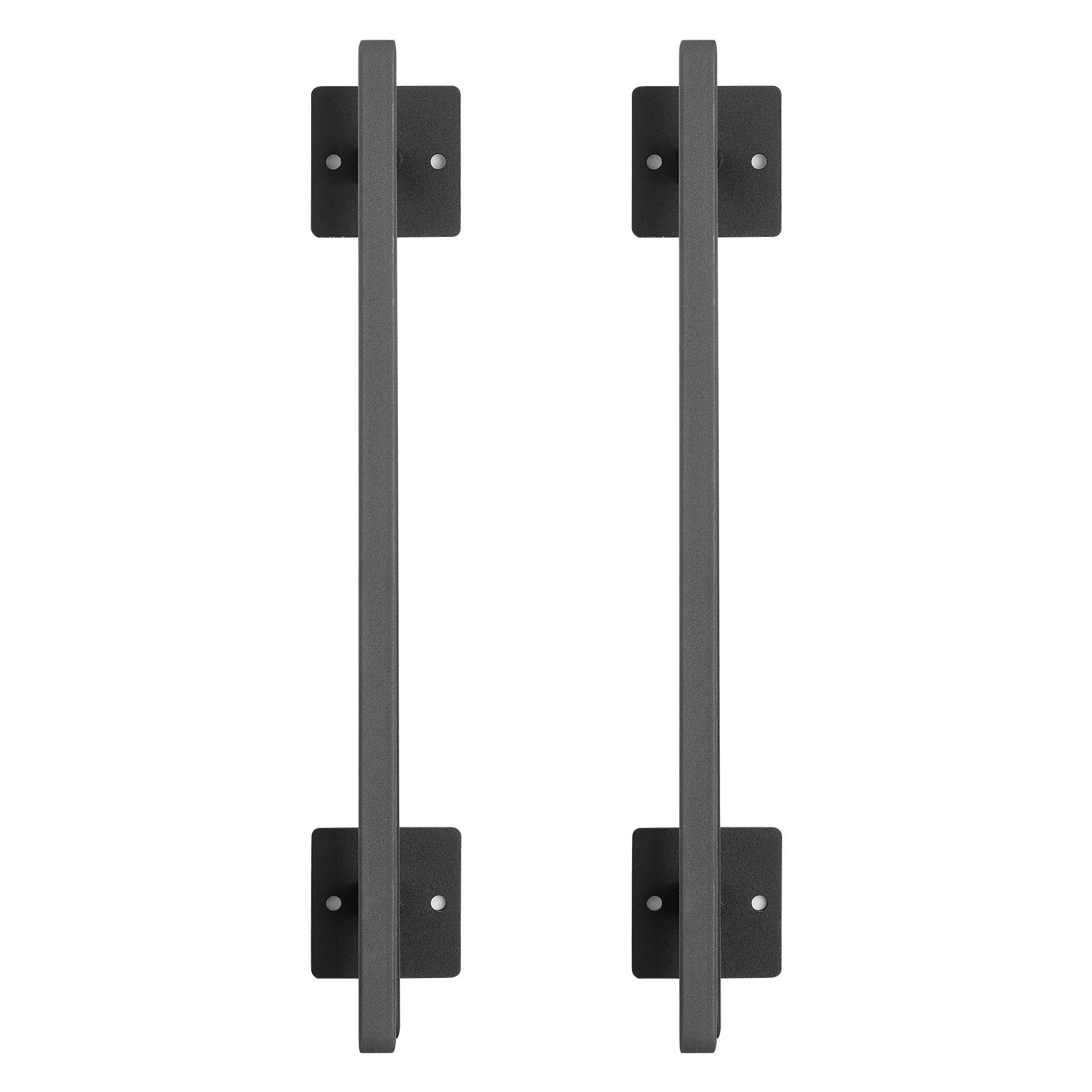 VEVOR Maniglia per Porta da Fienile, Maniglia per Cancello di Recinzione Rustica da 320 mm 2 Pezzi, Rivestimento Antiruggine, Maniglie in Acciaio al Carbonio, per Porte Scorrevoli in Metallo
