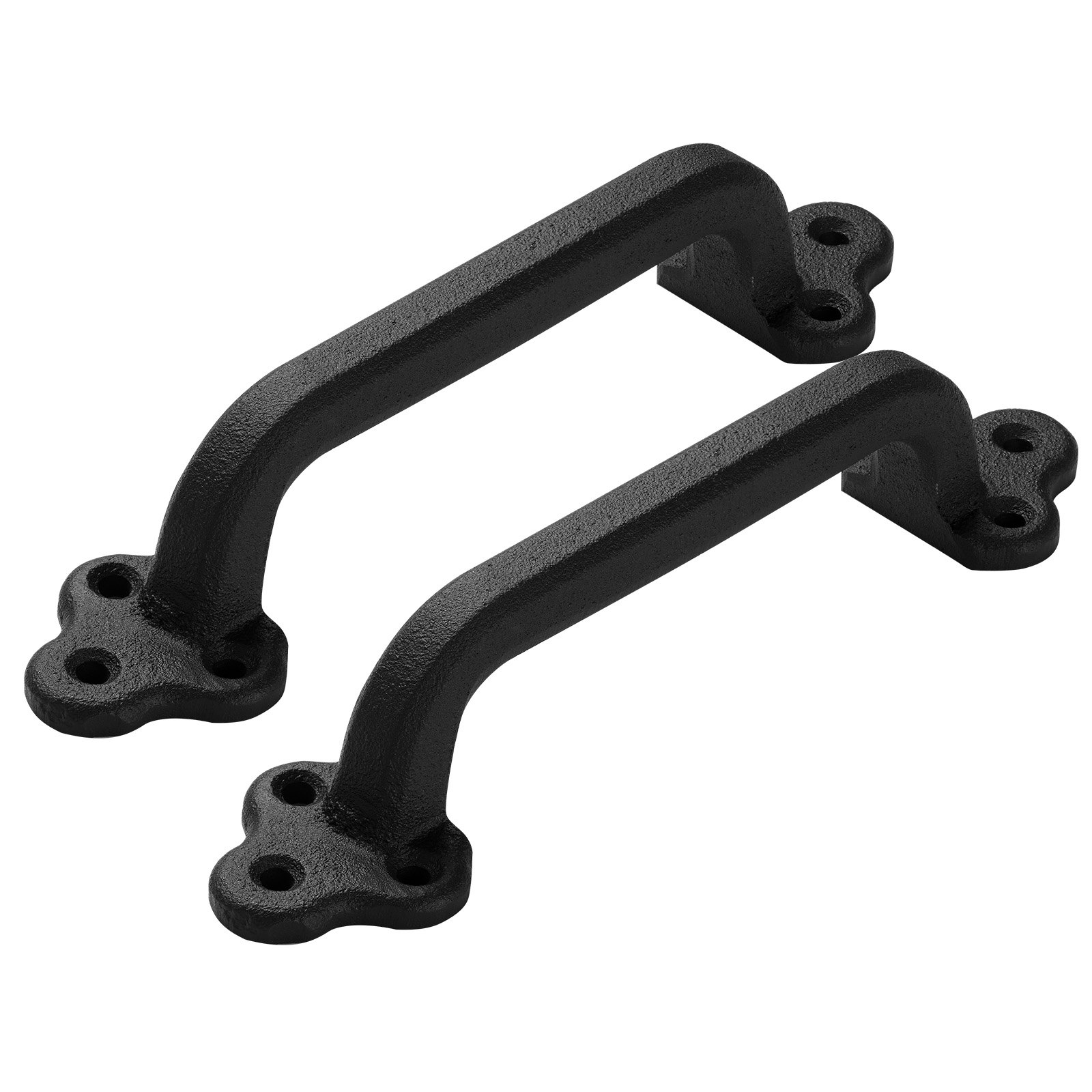 VEVOR Maniglia per Porta da Fienile, 2 Pezzi Maniglia per Cancello di Recinzione Rustica da 231 mm, Rivestimento Antiruggine, Maniglie in Acciaio al Carbonio, per Porte Scorrevoli in Metallo