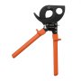 VEVOR Tagliacavi a Cricchetto Cesoia per Cavi Pinza Tagliacavi Lame in Acciaio Armonico Manici Rivestiti in PVC, Taglierina per Fili di Rame Alluminio Capacità max. 400 mm², Utensile per Elettricista