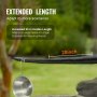 VEVOR Corda Elastica da 6 mm Cinghie Elastiche Resistenti Bobina da 36 m Nero