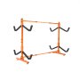 VEVOR Kayak Rack, Kayak Hanger 1260 x 1070 x 1375 mm, Freestanding Kayak Stand for 4 Kayaks, Adjustable Width Range (1230-1825 mm), Kayak Storage Shelf, Robust Kayak Storage Hooks