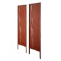 VEVOR Metal Privacy Screen, 50 x 160 cm Freestanding Modern Privacy Fence, Garden Divider Panel with Extended Ground Stakes & Carbon Steel Plate, Freestanding Outdoor Divider for Garden, Indoor